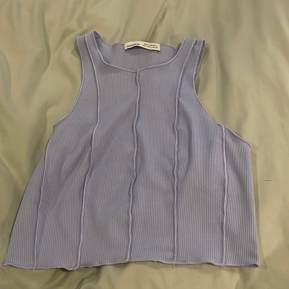 Cute purple crop top